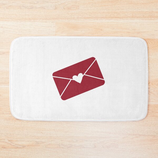 Item preview, Sealed with Love – Minimal Maroon Envelope with Heart designed and sold by TeesHearts100.