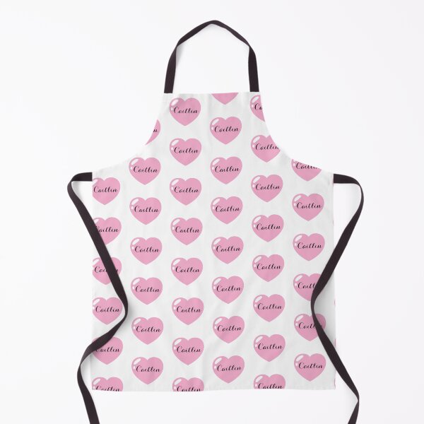 Item preview, Caitlin Name with Pink Heart designed and sold by Monika Howarth.