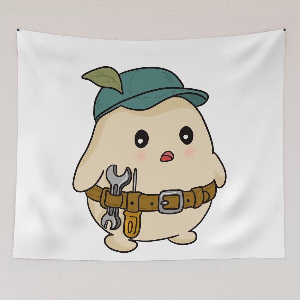 Item preview, Cute Tama as a craftsman with tool belt designed and sold by ThelostTama.