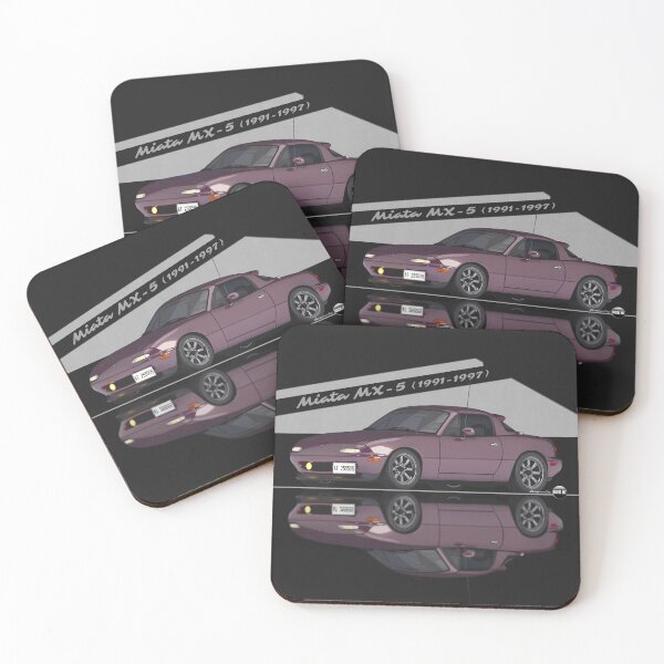 Item preview, Miata - MX-5 NA 1991-1997 (Merlot Mica) - Small Car, Big Smile designed and sold by Azaziel.