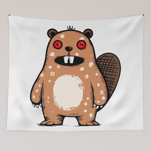 Item preview, beaver designed and sold by QuanntixArt.
