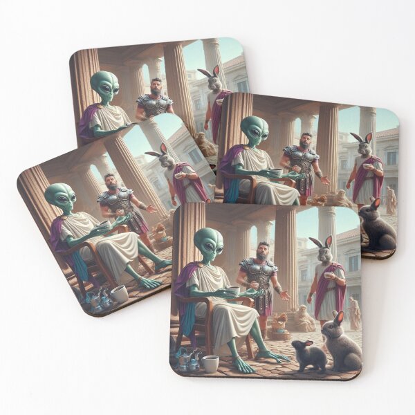 Item preview, ancient rome,alien and cute bunny designed and sold by Dogandesighn.