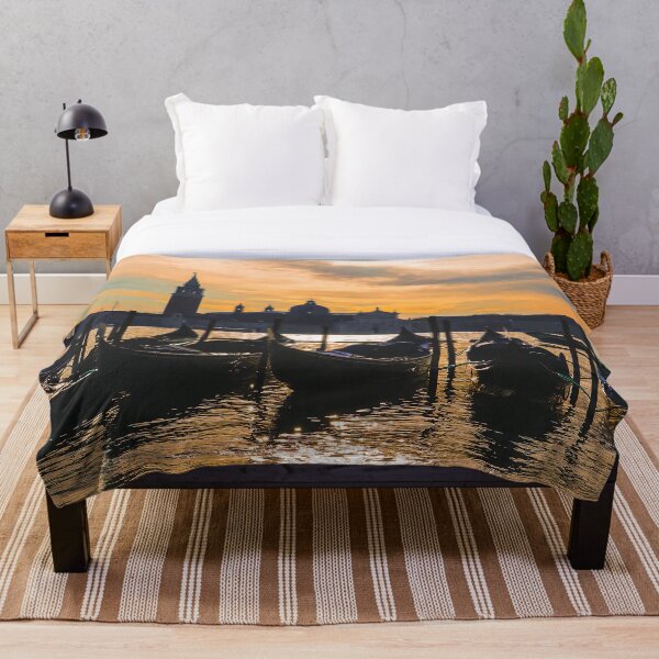 Item preview, Gondolas at Dusk in Venice designed and sold by Rowena Ko.