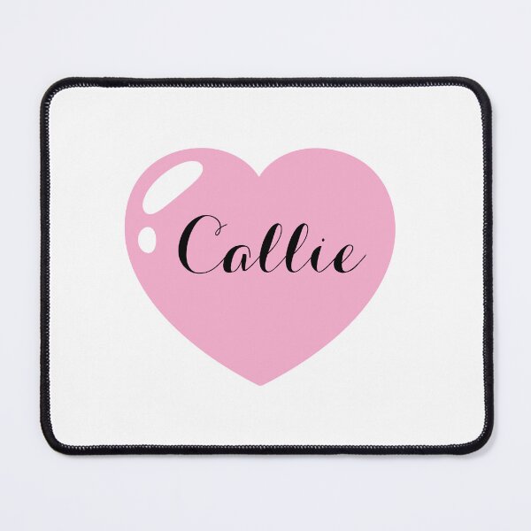 Item preview, Callie Name with Pink Heart designed and sold by Monika Howarth.