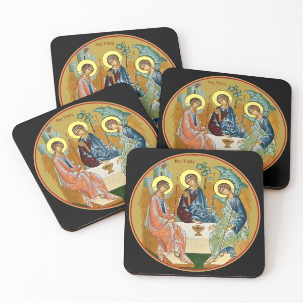 Item preview, icon Holy Trinity, round designed and sold by orthodox-icon.