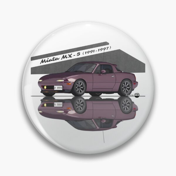 Item preview, Miata - MX-5 NA 1991-1997 (Merlot Mica) - Small Car, Big Smile designed and sold by Azaziel.
