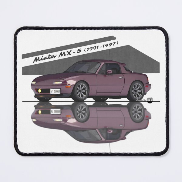 Item preview, Miata - MX-5 NA 1991-1997 (Merlot Mica) - Small Car, Big Smile designed and sold by Azaziel.