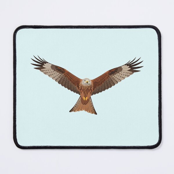 Item preview, The Red Kite - Minimalist Bird of Prey Art designed and sold by TheArtEngineer.