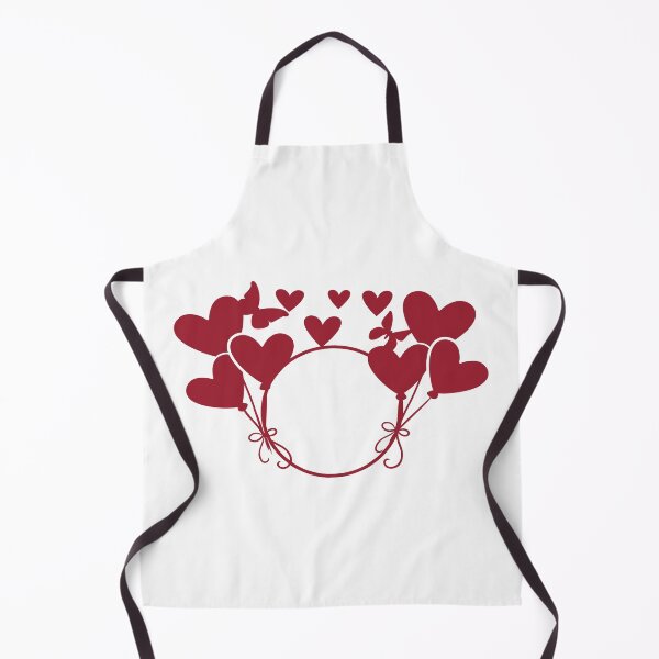 Item preview, Maroon Heart Balloon Frame – Romantic Celebration Wreath Design designed and sold by TeesHearts100.