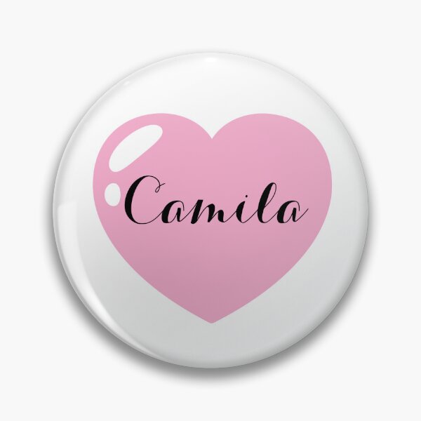 Item preview, Camila Name with Pink Heart  designed and sold by Artbymonika.