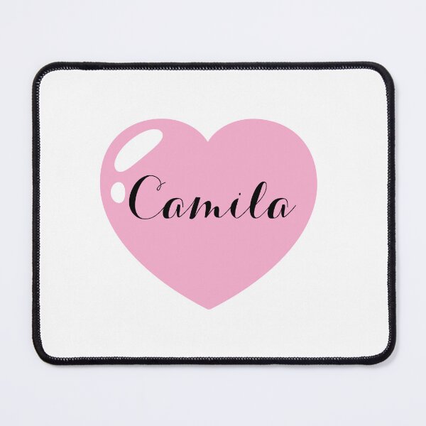 Item preview, Camila Name with Pink Heart designed and sold by Monika Howarth.
