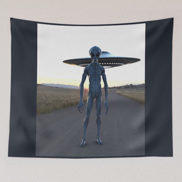 Item preview, Alien Visitor designed and sold by TEAMCREDO.