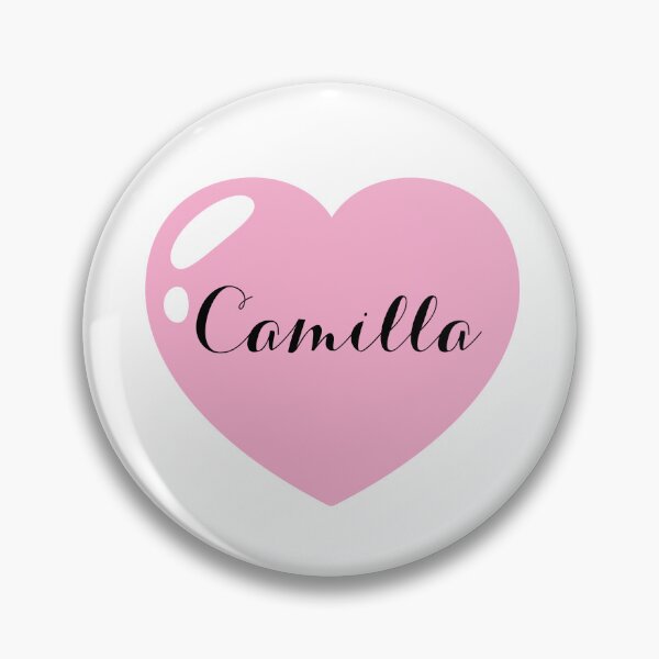 Item preview, Camilla Name with Pink Heart  designed and sold by Monika Howarth.