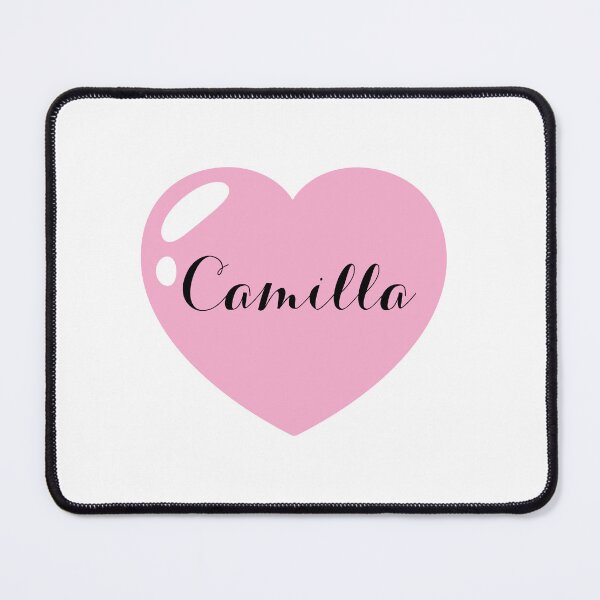 Item preview, Camilla Name with Pink Heart designed and sold by Monika Howarth.