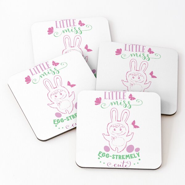 Item preview, Little Miss Egg-stremely Cute – Easter Bunny Cartoon Design for Kids designed and sold by TeesHearts100.