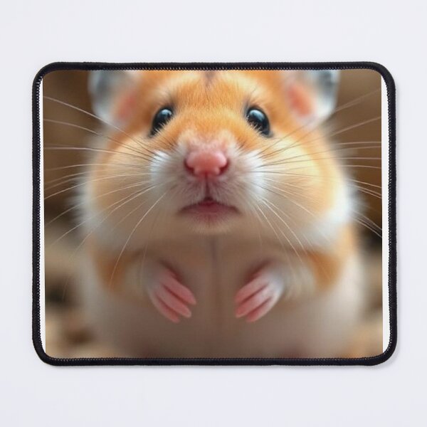 Artikelvorschau, Niedlichkeitsüberdosis – Neugierige Hamster-Nahaufnahme entworfen und verkauft von Creative fashion Mix.