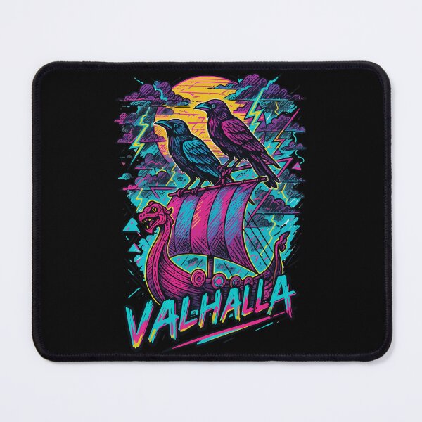 Item preview, Viking Ship Valhalla Hugin And Munin Norse designed and sold by TomFrontierArt.