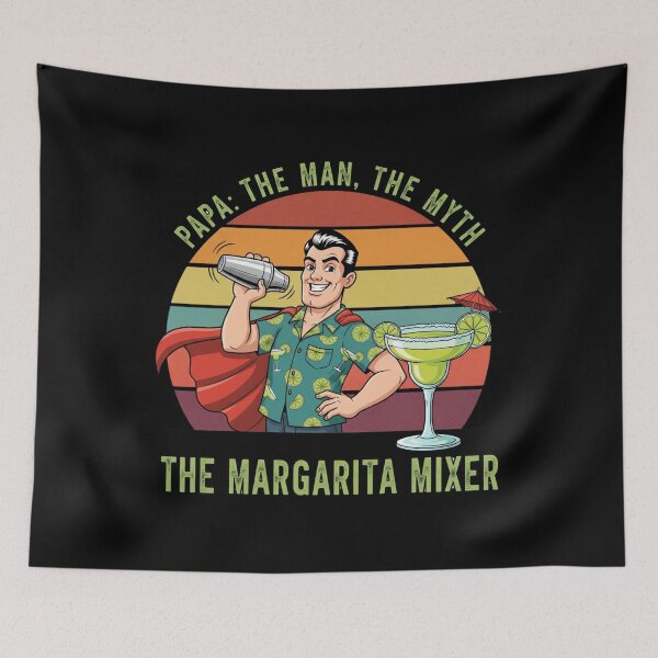 Item preview, Papa The Man The Myth The Margarita Mixer Funny Design designed and sold by Giggle Gear.