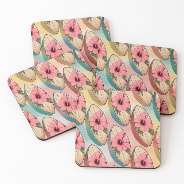 Item preview, Pink Hibiscus surf designed and sold by CandyVenom.