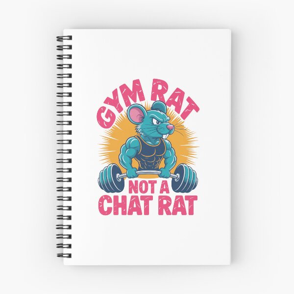 Item preview, Gym Rat Not Chat Rat Funny Design designed and sold by MonkiFlipp.