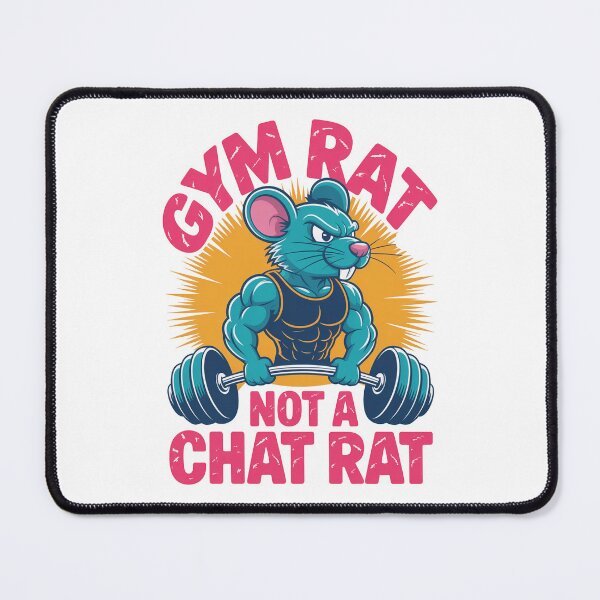 Item preview, Gym Rat Not Chat Rat Funny Design designed and sold by MonkiFlipp.