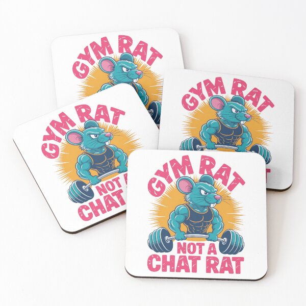 Item preview, Gym Rat Not Chat Rat Funny Design designed and sold by MonkiFlipp.
