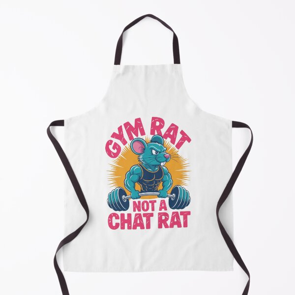 Item preview, Gym Rat Not Chat Rat Funny Design designed and sold by MonkiFlipp.