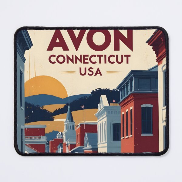 Item preview, Avon Connecticut 1950s USA Vintage Travel Tourism designed and sold by TravelersGems.