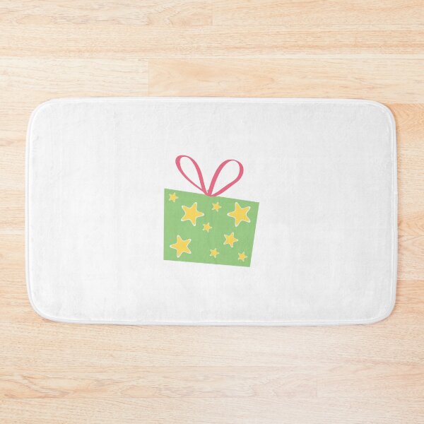 Item preview, Starry Gift Box – Sage Green Present with Pink Bow Design designed and sold by TeesHearts100.