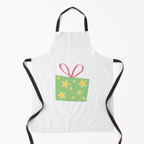 Item preview, Starry Gift Box – Sage Green Present with Pink Bow Design designed and sold by TeesHearts100.