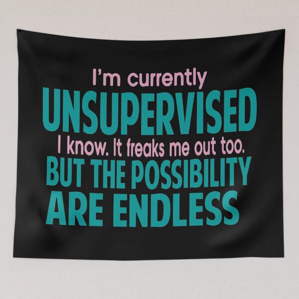 Item preview,  I'm Currently Unsupervised Novelty Graphic Sarcastic Funny designed and sold by Colorfulman.