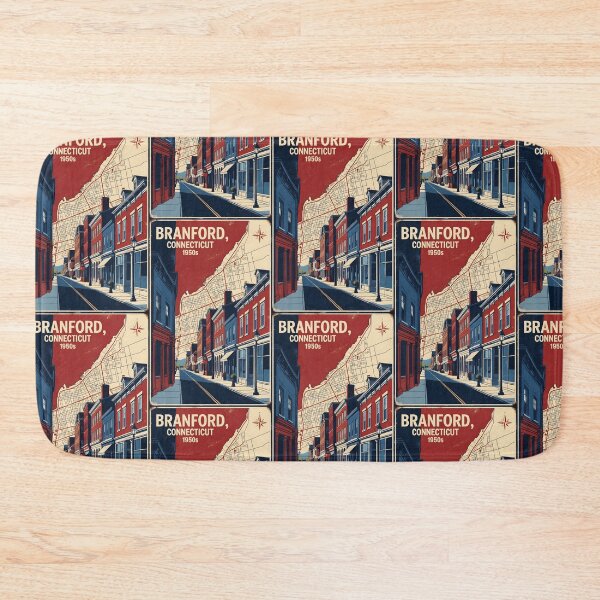 Item preview, Branford Connecticut 1950s USA Vintage Travel Tourism designed and sold by TravelersGems.