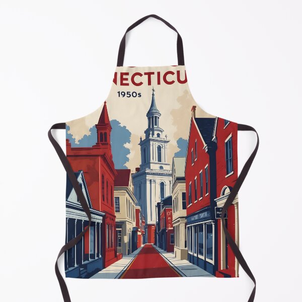 Item preview, Bristol Connecticut 1950s USA Vintage Travel Tourism designed and sold by TravelersGems.