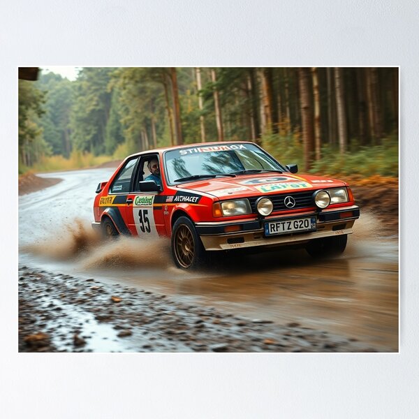 Item preview, Roar Through the Storm: Rally Fury in the Forest designed and sold by CarRends.