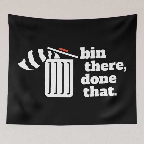 Item preview, Bin There Done That Raccoon Trash Can Humour V.3 designed and sold by OzzyMac.