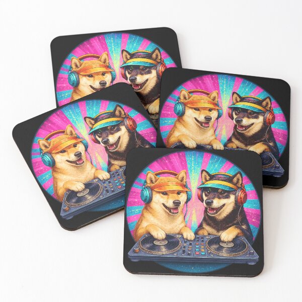 Item preview, Shibasonic – Retro Shiba Inu DJ Vibes_No Logo Type designed and sold by SUNAGIMO9999.