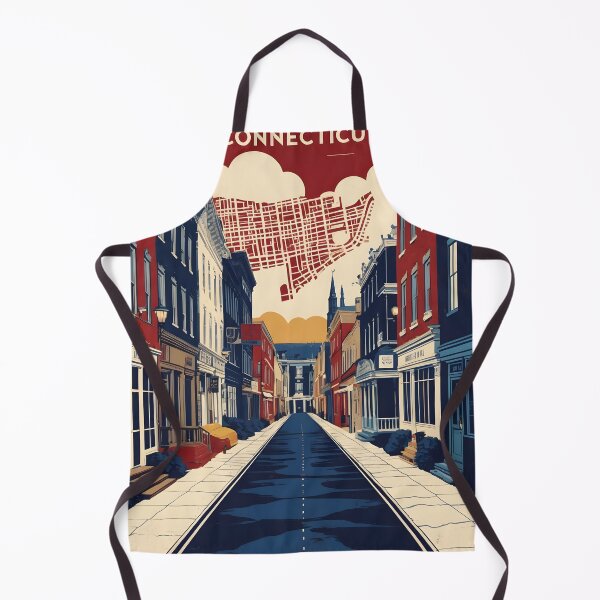 Item preview, Darien Connecticut 1950s USA Vintage Travel Tourism designed and sold by TravelersGems.