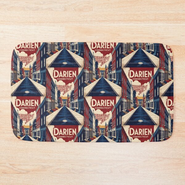 Item preview, Darien Connecticut 1950s USA Vintage Travel Tourism designed and sold by TravelersGems.