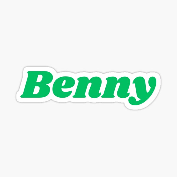 Vista previa del artículo con la obra «Benny», diseñado y vendido por RedParker.