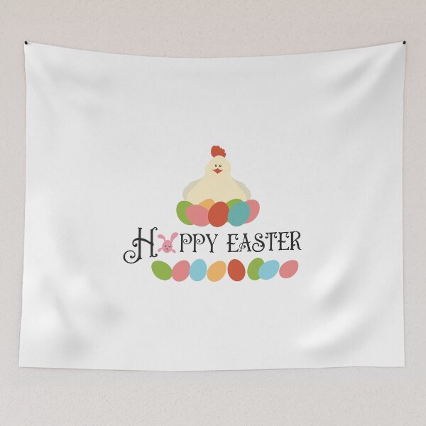 Item preview, Happy Easter Hen & Eggs – Whimsical Holiday Design for Kids designed and sold by TeesHearts100.
