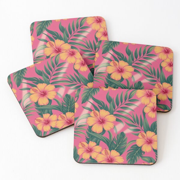 Item preview, Yellow Pink Hibiscus  designed and sold by CandyVenom.