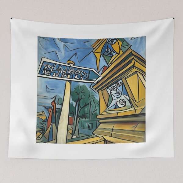 Item preview, Cubist Architecture with Geometric Faces designed and sold by PolyVision Siam Studio.