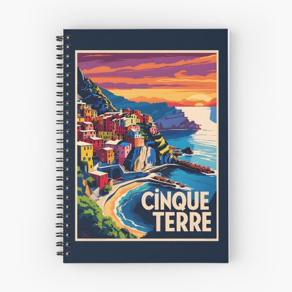 Item preview, A Vintage Travel Art of Cinque Terre - Italy  designed and sold by GoodOldVintage.