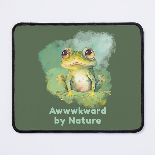 Item preview, Awwwkward by Nature - Diseño de rana divertido y lindo designed and sold by Fadastic.