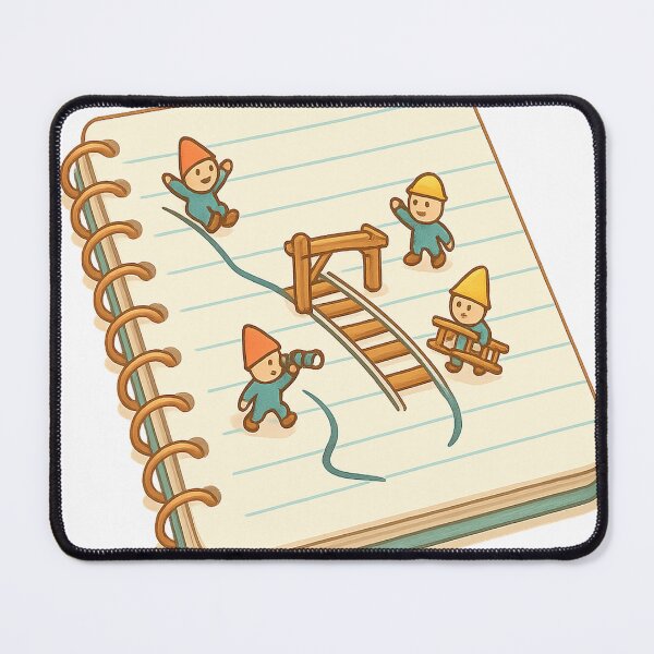 Item preview, Notebook Adventures – Where Ideas Come to Life  designed and sold by PastimeMastery.