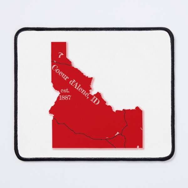 Item preview, Coeur d'Alene, ID [Red] designed and sold by PhilbonianDezin.