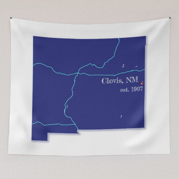 Item preview, Clovis, NM [Blue] designed and sold by PhilbonianDezin.