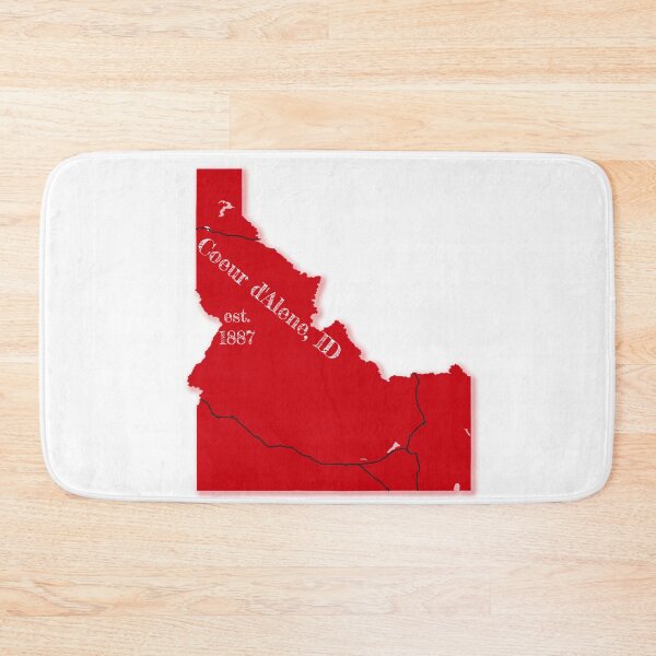 Item preview, Coeur d'Alene, ID [Red] designed and sold by PhilbonianDezin.