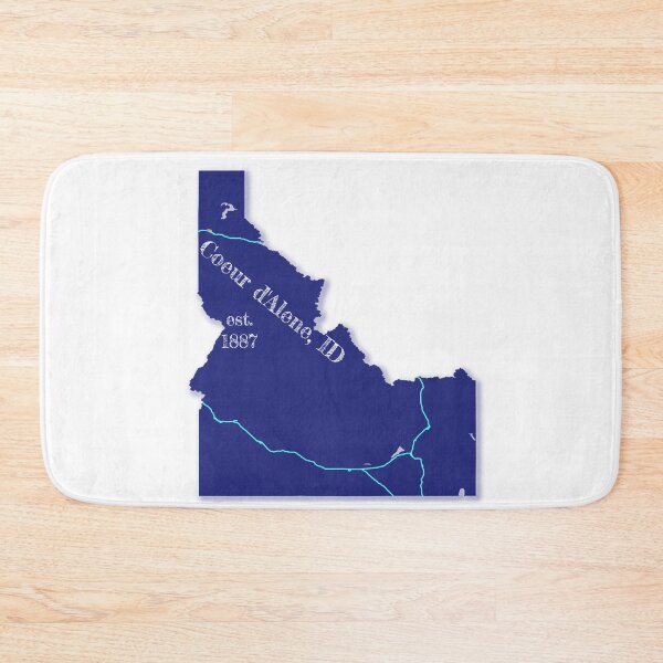 Item preview, Coeur d'Alene, ID [Blue] designed and sold by PhilbonianDezin.