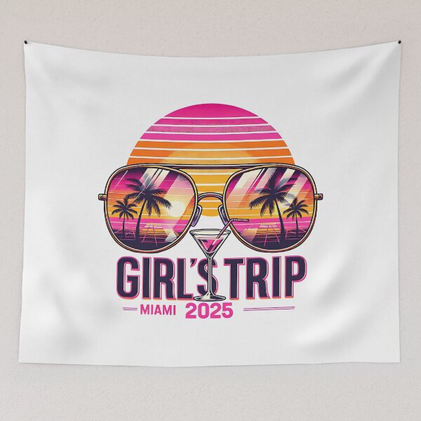 Item preview, Girl's Trip Miami 2025  designed and sold by Fragy72.